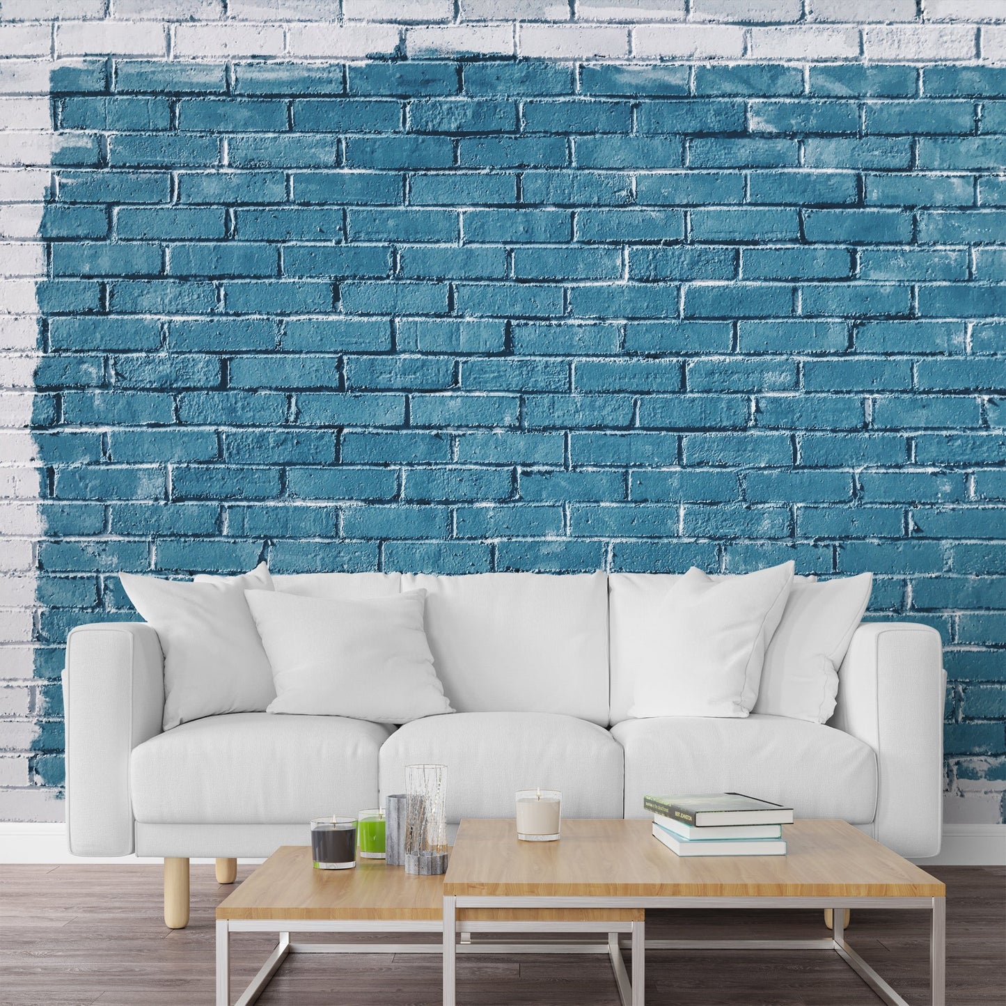 Foto tapete Štampani tapet 0011 TAPETA PLAVA CIGLA TAPETPRINT.RS