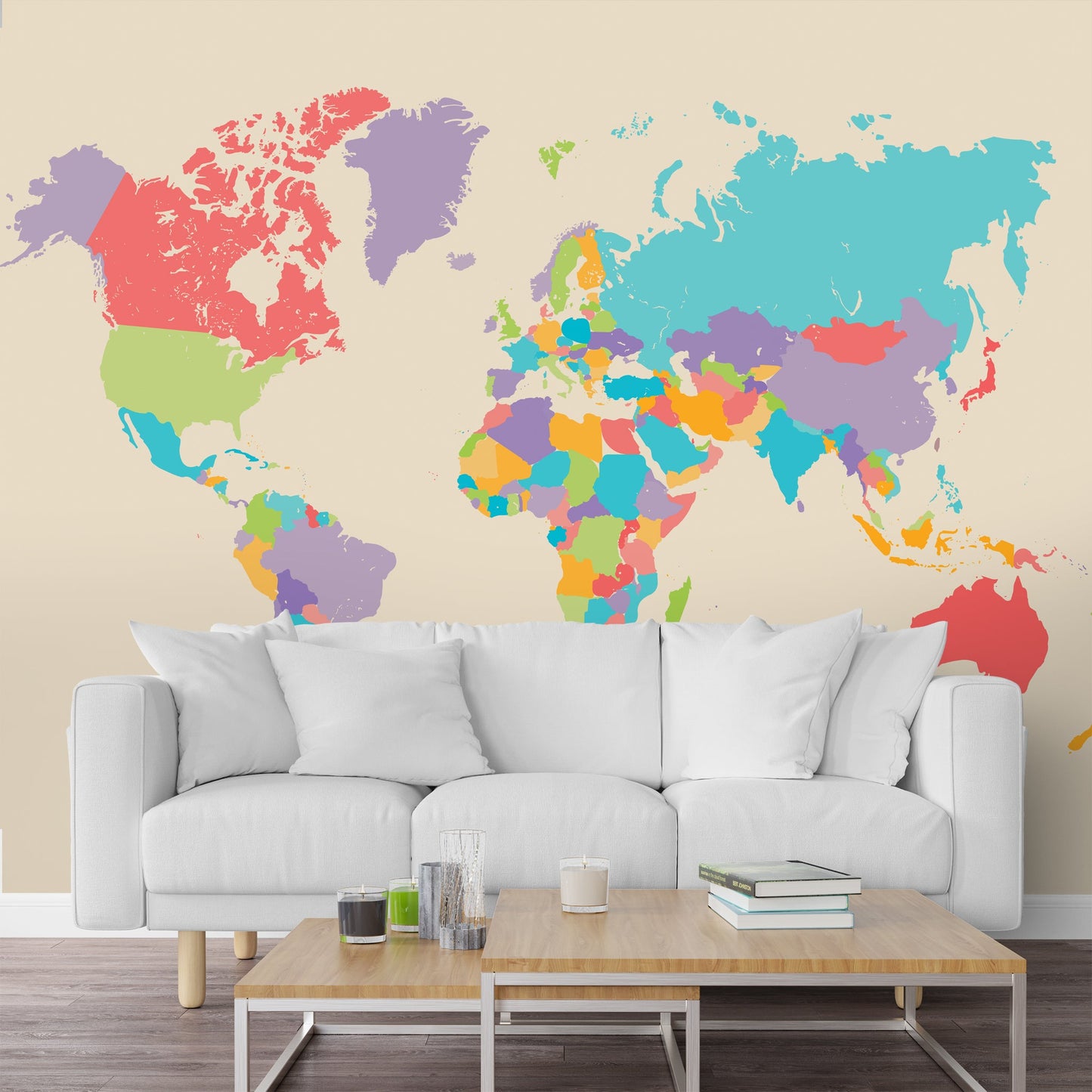 Foto tapete Štampani tapet 0029 TAPETA MAPA SVETA TAPETPRINT.RS