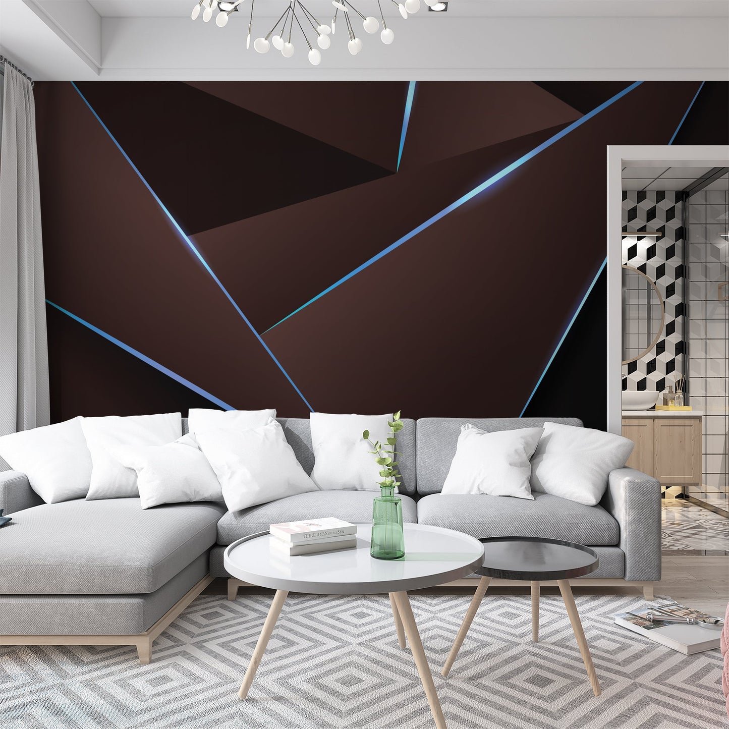 Foto tapete Štampani tapet 0039 BORDO APSTRAKTNA TAPETA TAPETPRINT.RS