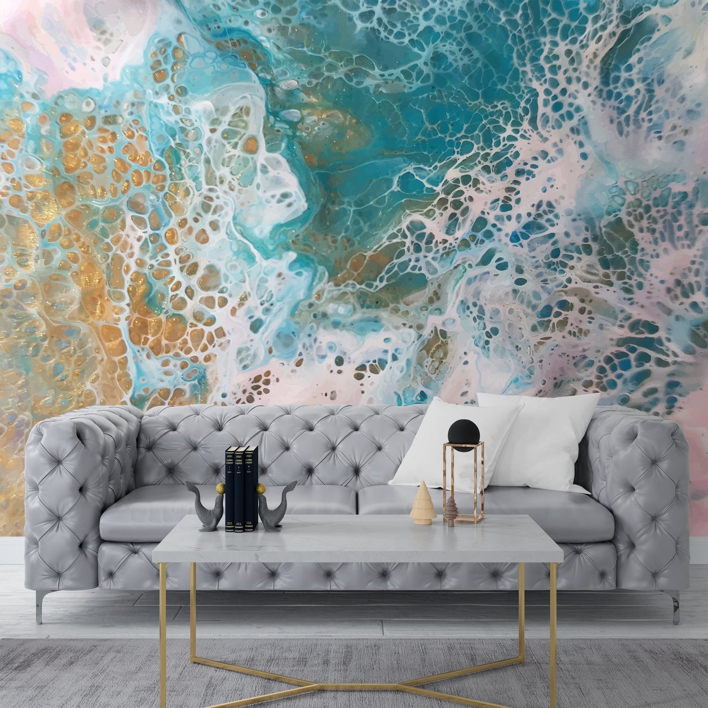 Foto tapete Štampani tapet 0059 TAPETA PLAVA STENA TAPETPRINT.RS