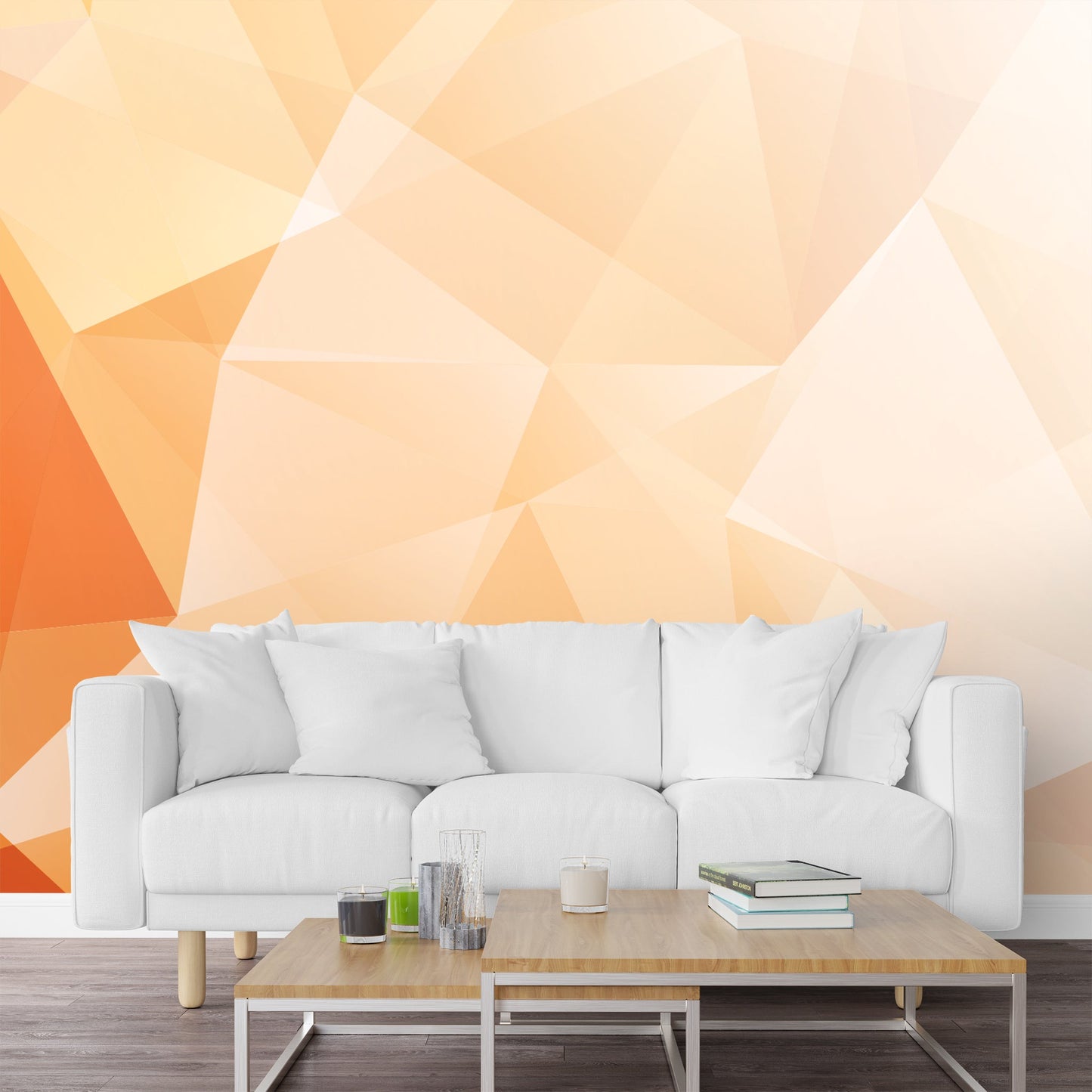 Foto tapete Štampani tapet 0060 TAPETA NARANDŽASTI OBLICI TAPETPRINT.RS