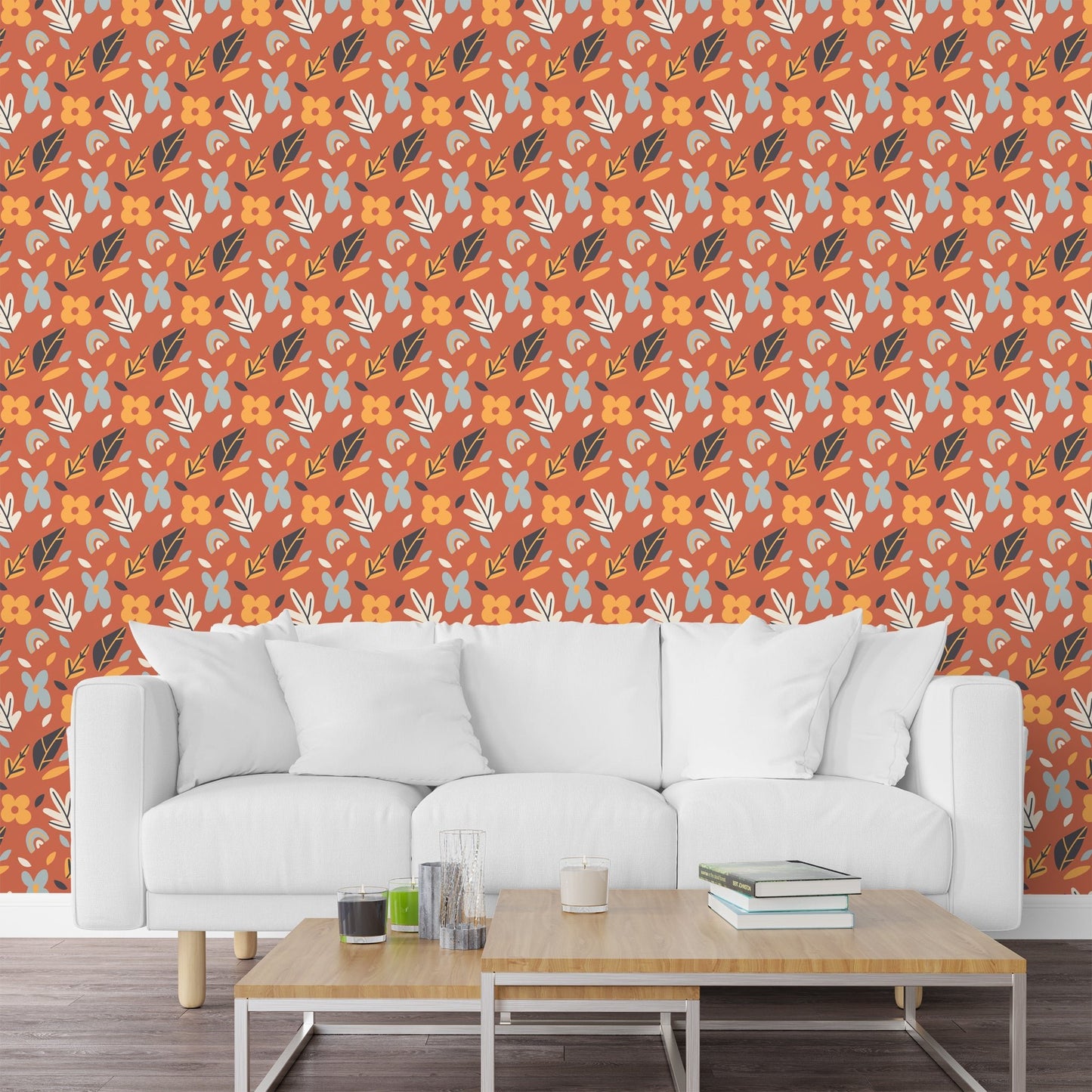 Foto tapete Štampani tapet 0062 TAPETA CVEĆE I LIŠĆE I TAPETPRINT.RS