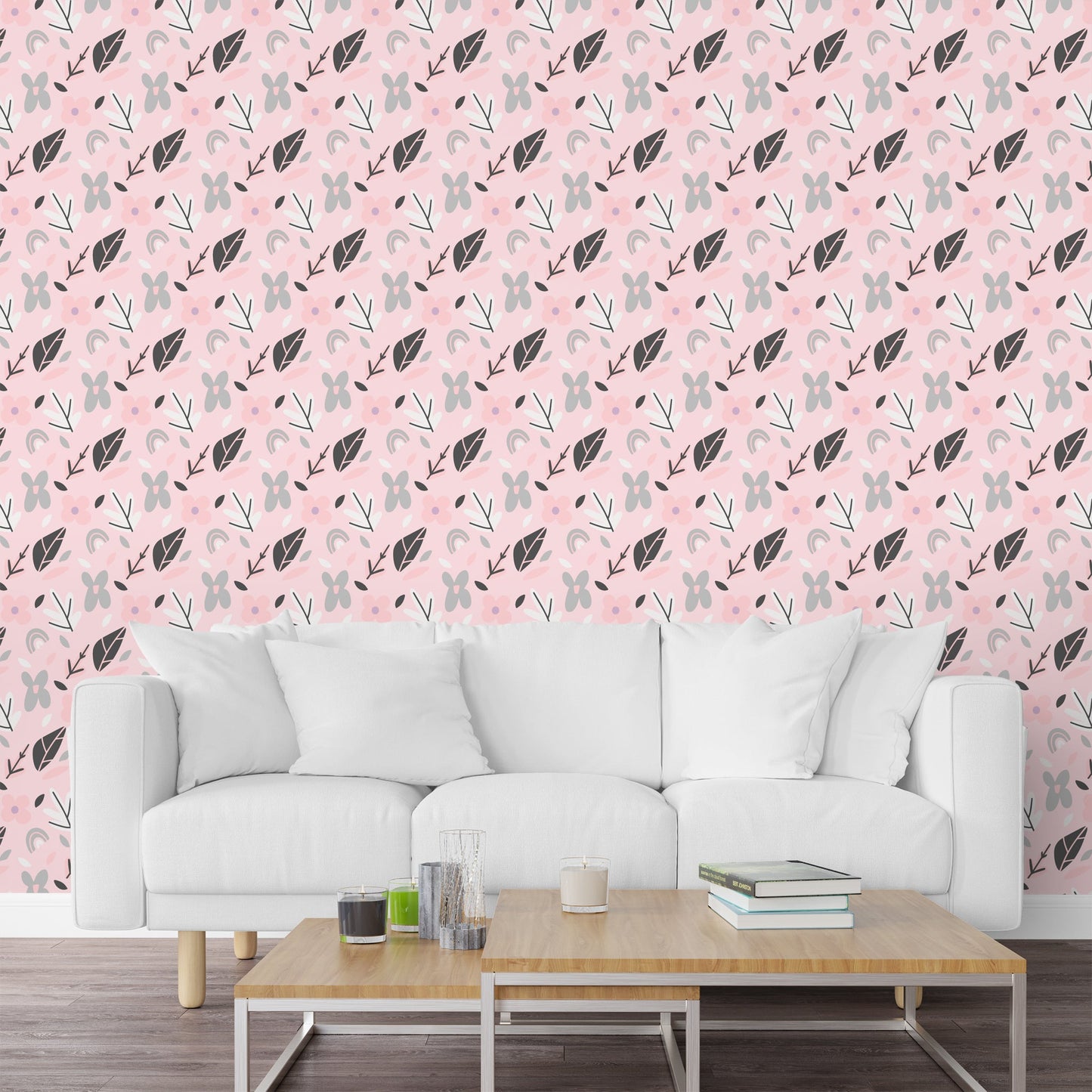 Foto tapete Štampani tapet 0063 TAPETA CVEĆE I LIŠĆE II TAPETPRINT.RS