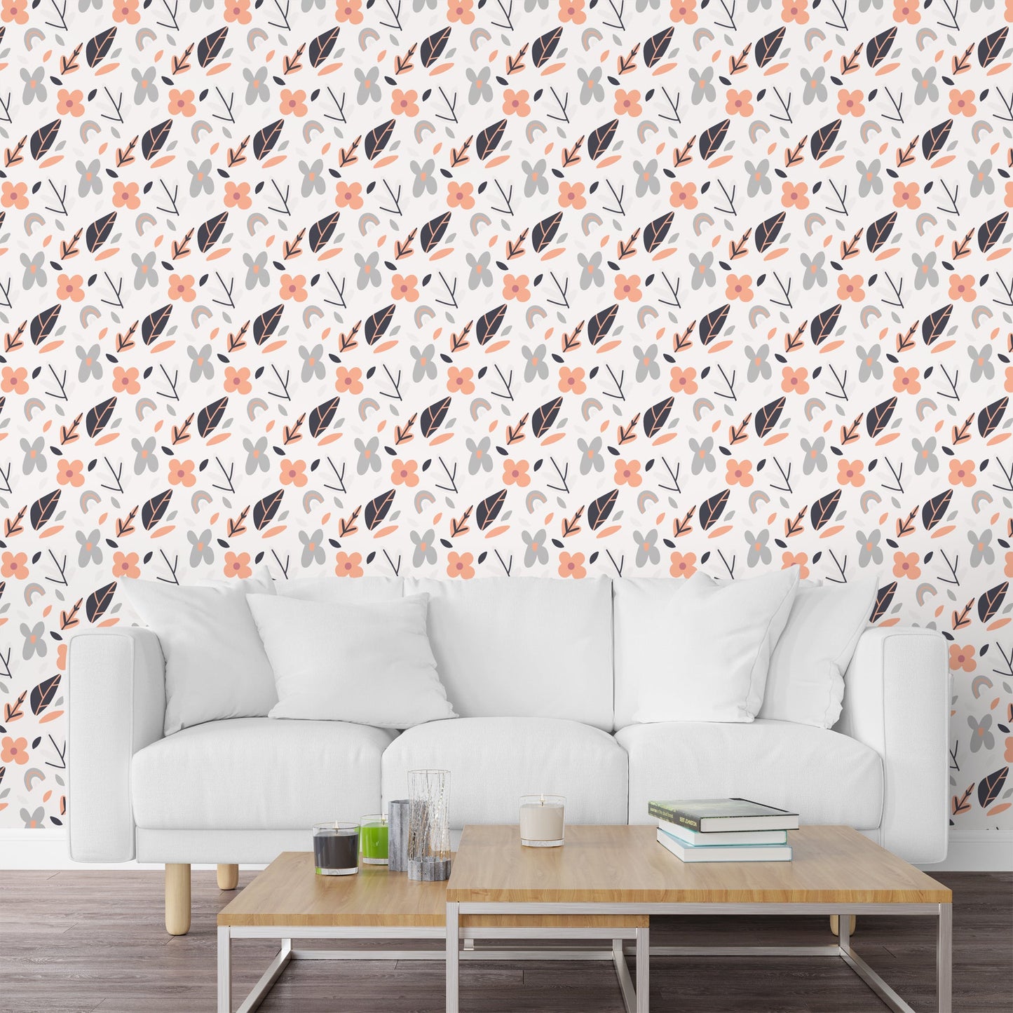 Foto tapete Štampani tapet 0064 TAPETA CVEĆE I LIŠĆE III TAPETPRINT.RS