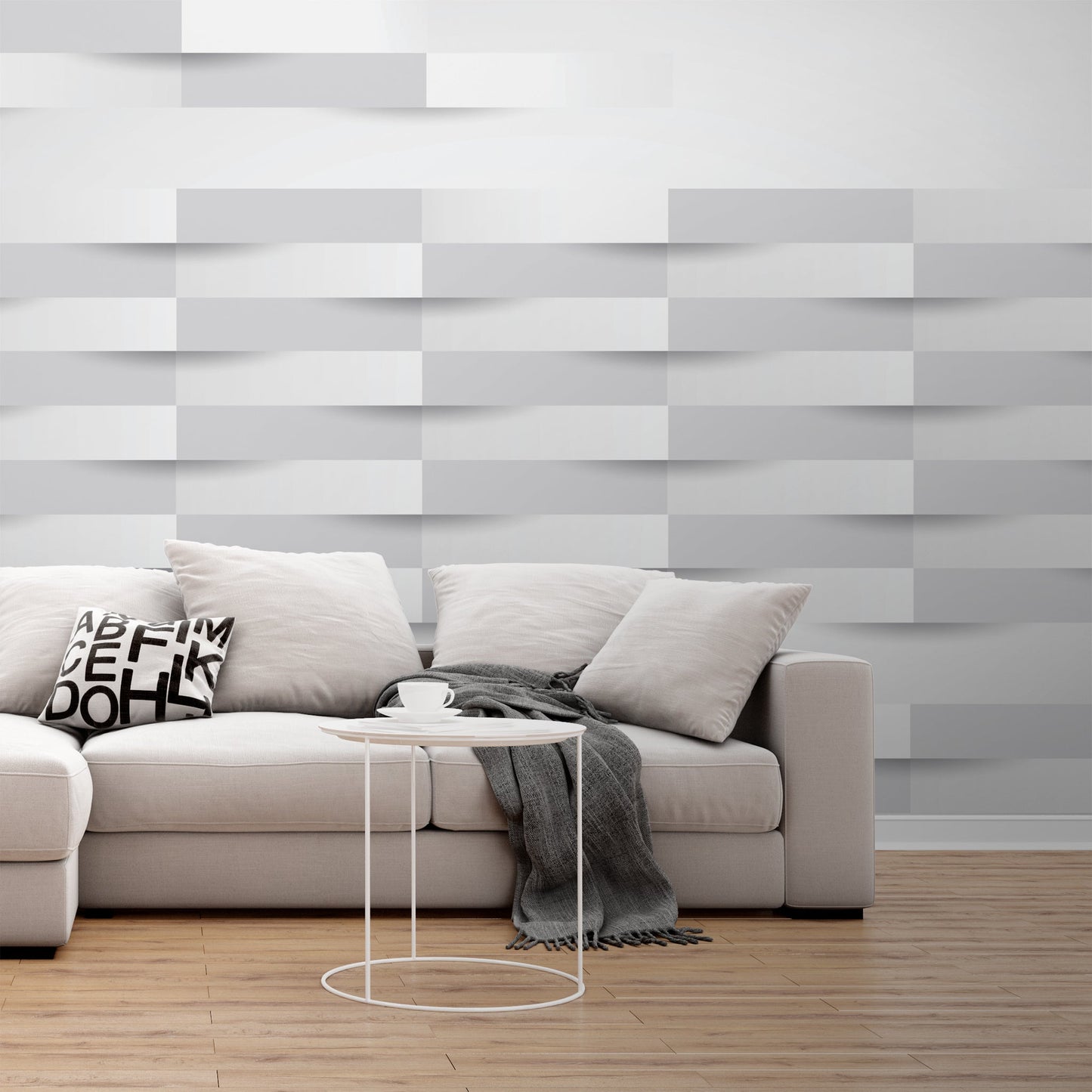 Foto tapete Štampani tapet 0069 TAPETA SIVA APSTRAKTNA CIGLA TAPETPRINT.RS