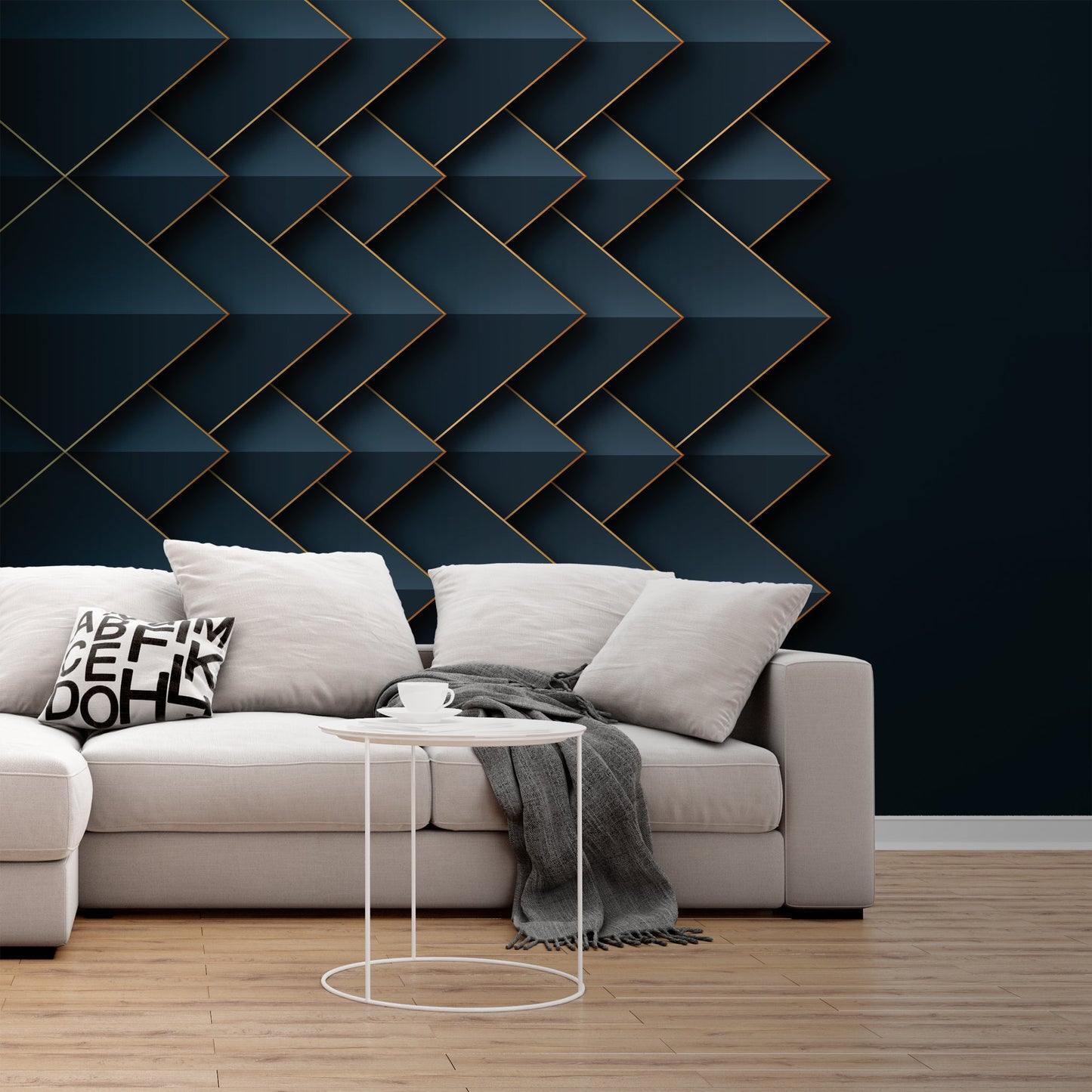 Foto tapete Štampani tapet 0072 TAPETA 3D PLAVE PLOČICE TAPETPRINT.RS