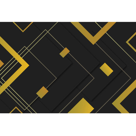 Foto tapete Štampani tapet 0081 TAPETA ŽUTO CRNI OBLICI TAPETPRINT.RS