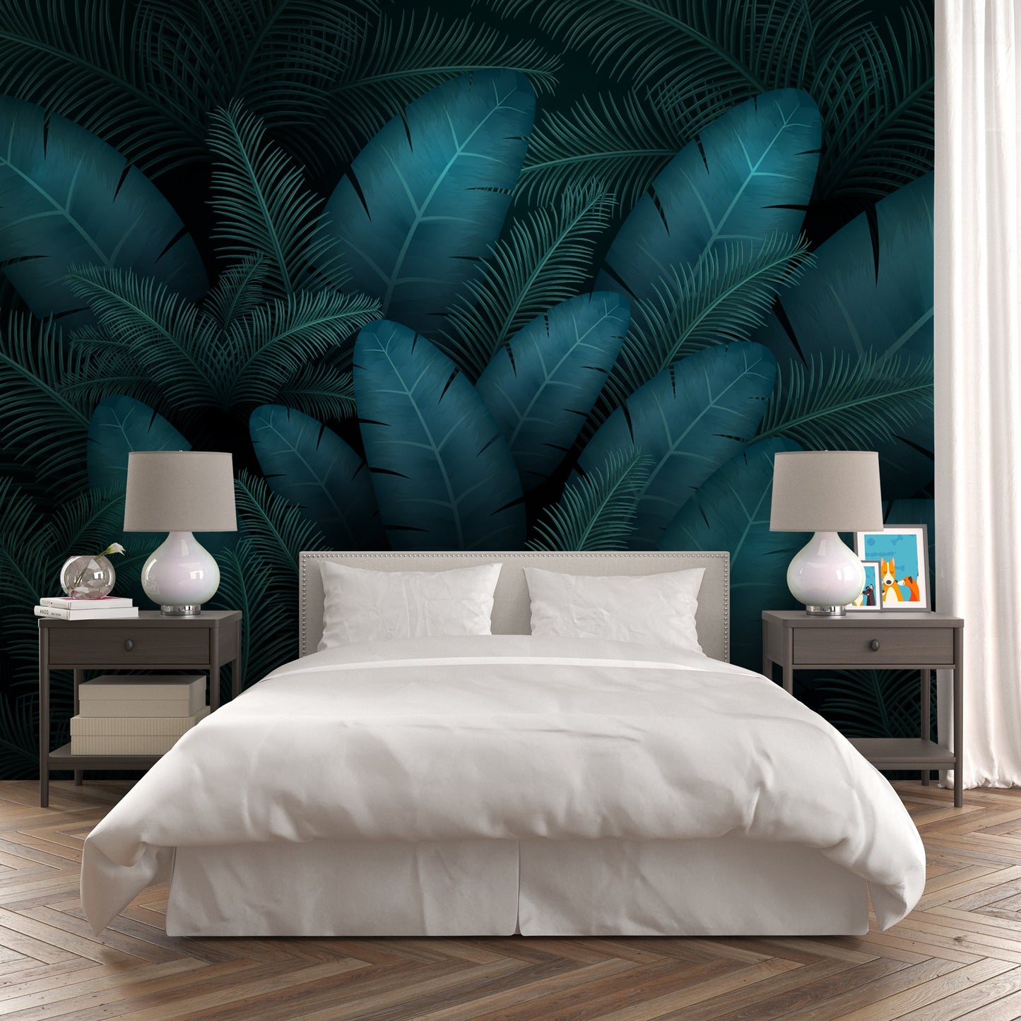 Foto tapete Štampani tapet 0084 TAPETA LIŠĆE I PAPRAT I TAPETPRINT.RS