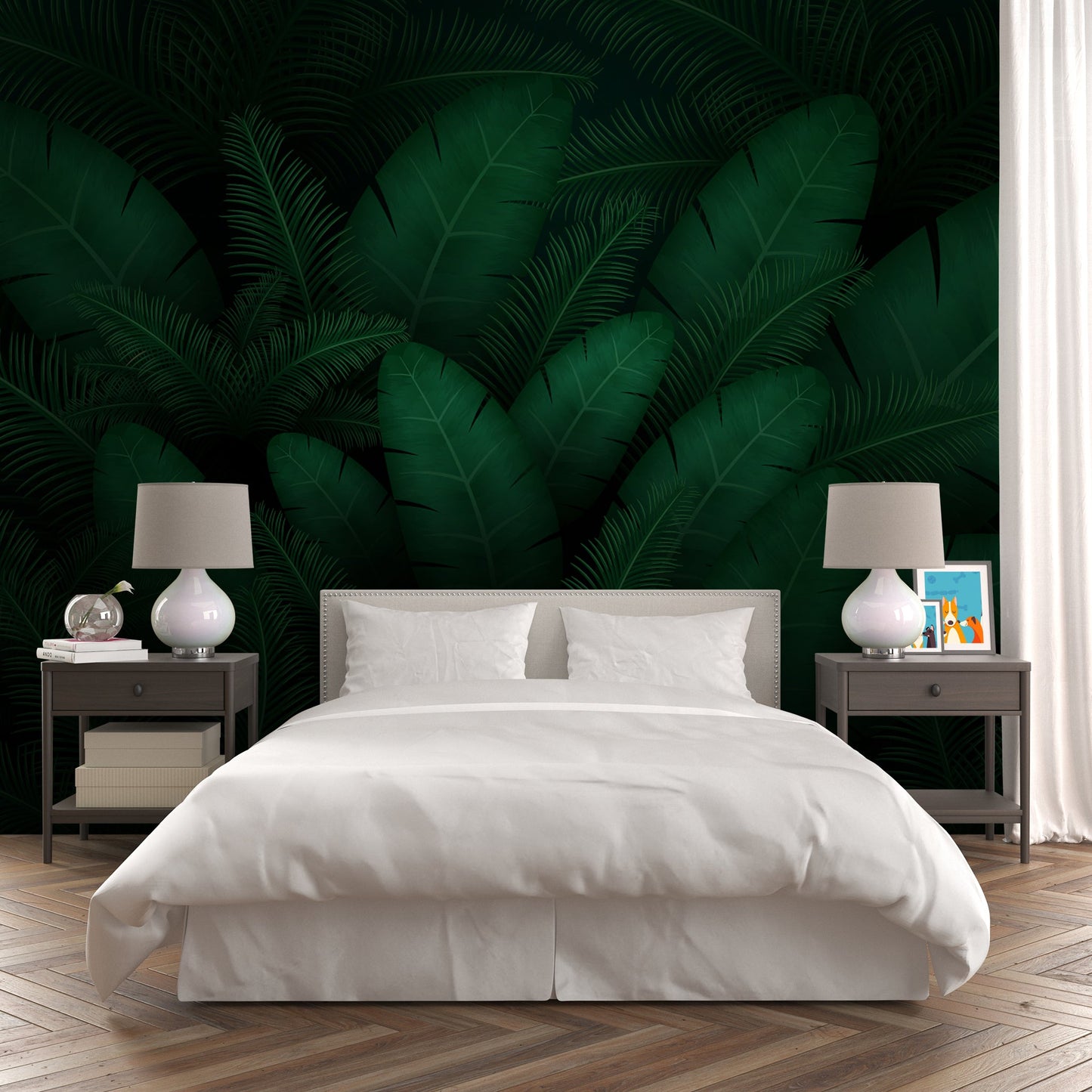 Foto tapete Štampani tapet 0085 TAPETA LIŠĆE I PAPRAT II TAPETPRINT.RS