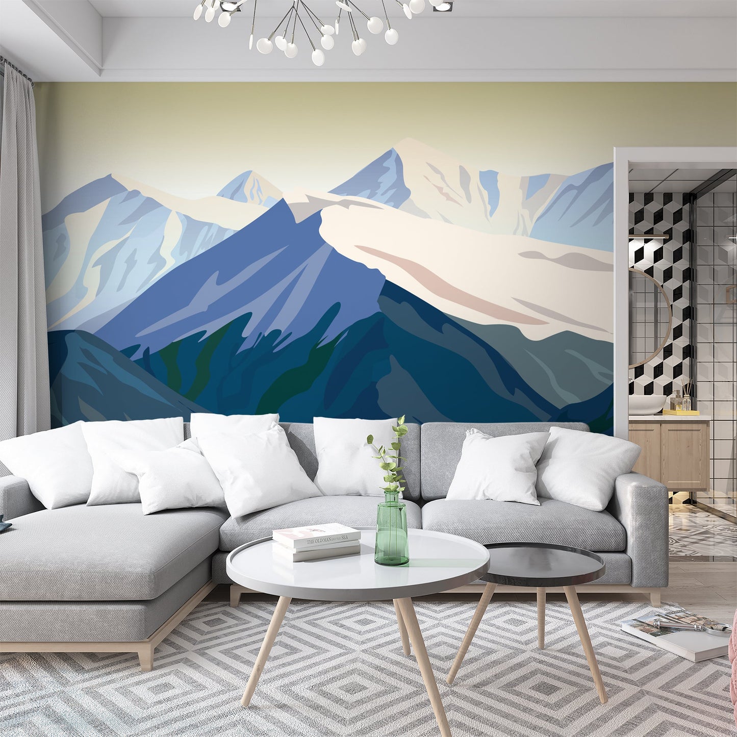 Foto tapete Štampani tapet 0090 TAPETA ILUSTROVANE PLANINE TAPETPRINT.RS