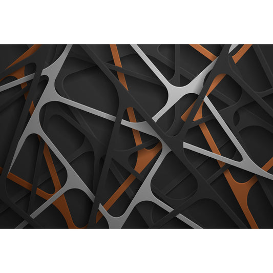Foto tapete Štampani tapet 0106 TAPETA 3D NARANDŽASTA MREŽA TAPETPRINT.RS