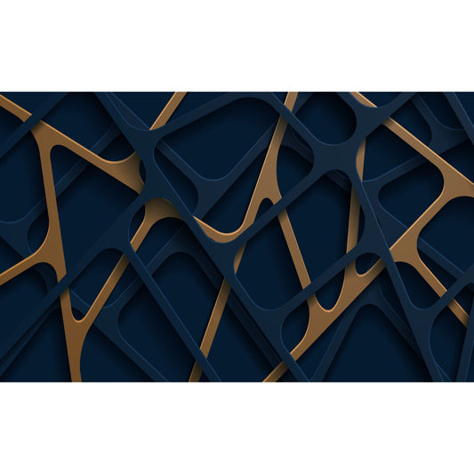 Foto tapete Štampani tapet 0110 TAPETA 3D PLAVO NARANDŽASTA MREŽA TAPETPRINT.RS