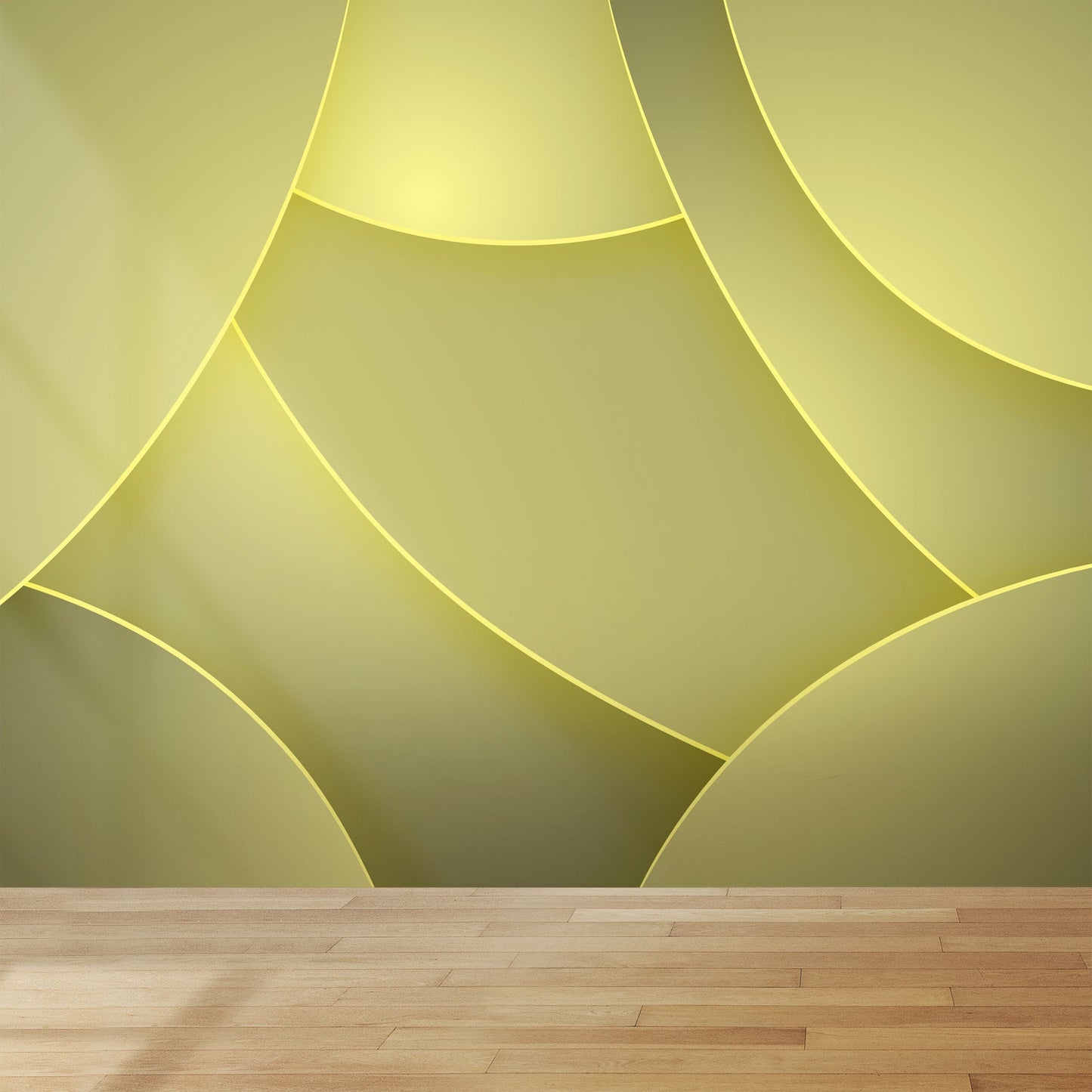 Foto tapete Štampani tapet 0115 TAPETA 3D ŽUTI OBLICI TAPETPRINT.RS