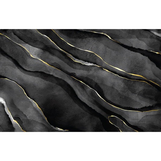 Foto tapete Štampani tapet 0195 TAPETA CRNO ZLATNI MERMER III TAPETPRINT.RS