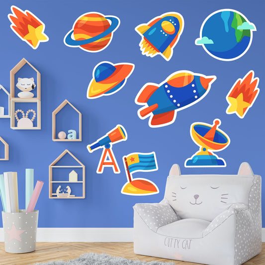 Foto tapete Štampani stiker ST0006 STIKER PUTOVANJE U SVEMIR II TAPETPRINT.RS