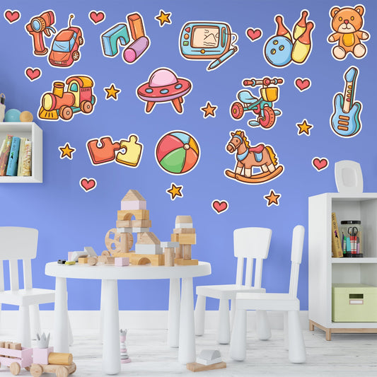 Foto tapete Štampani stiker ST0010 STIKERI SVET IGRAČAKA TAPETPRINT.RS