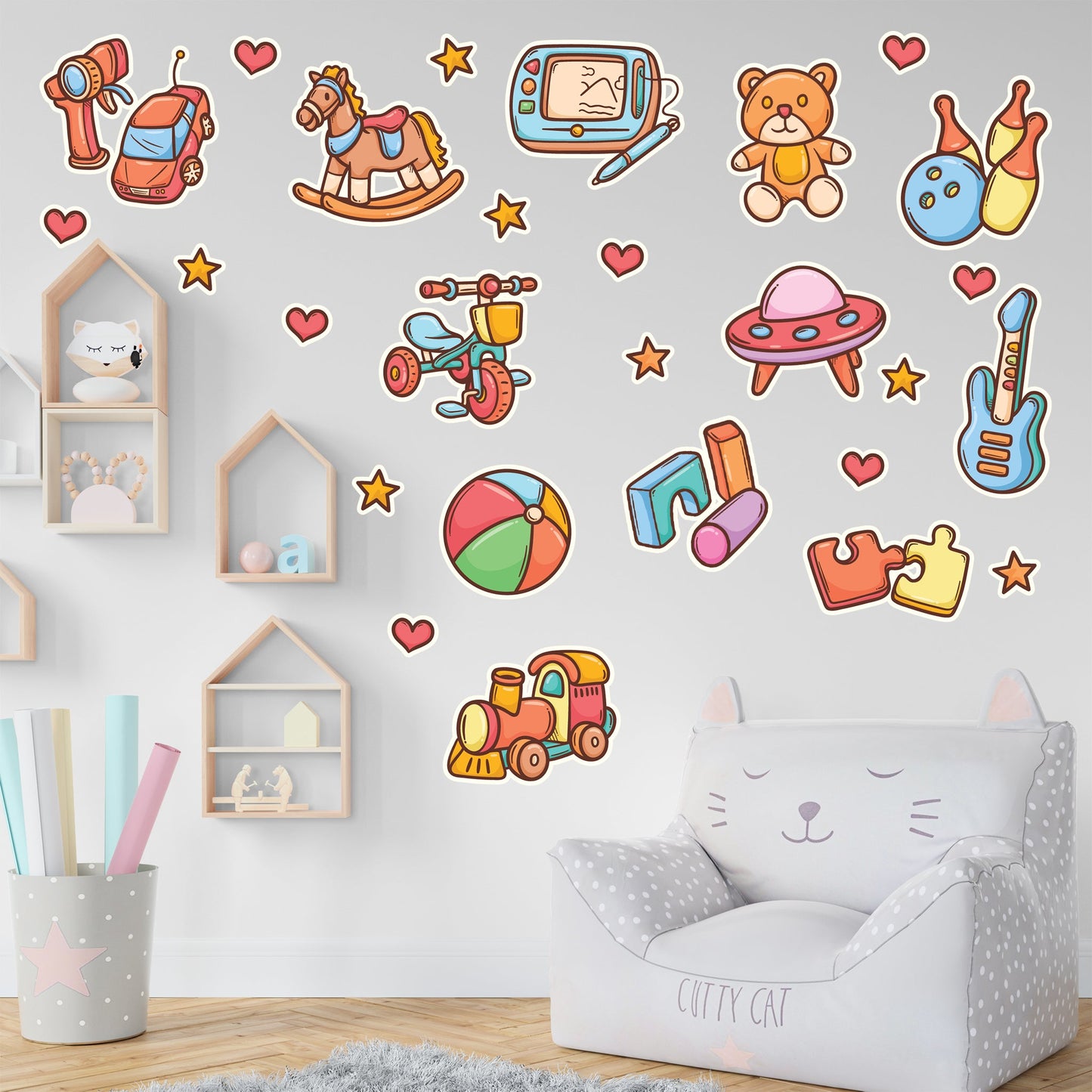 Foto tapete Štampani stiker ST0010 STIKERI SVET IGRAČAKA TAPETPRINT.RS