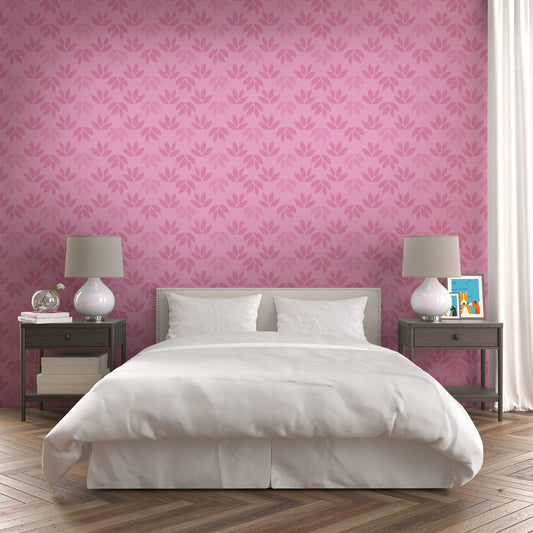 Foto tapete Štampani tapet 0045 TAPETA PINK LISTOVI TAPETPRINT.RS